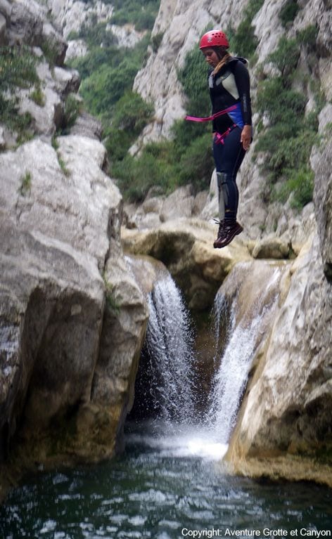 Cascade en canyon